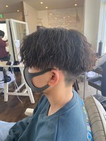 ミオ(Mio) 滋賀、南草津、メンズ美容室、波巻きツイストスパイラルパーマ