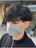 メンズマッシュメンズヘア波巻きスパイラルパーマ波巻きパーマ