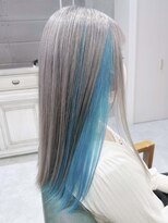 デイズ(days)&nbsp;ブリーチデザインカラー/インナーカラー/ブルーカラー10代days