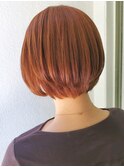 【CRONOS】カッパーオレンジボブ