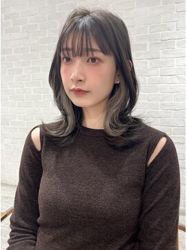 レイラバイアフロート 吉祥寺(Lila by afloat) くびれヘア/インナーカラー/ぱっつん前髪