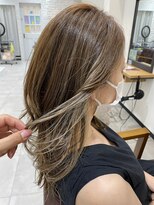 ラ ブーケ 御器所店(La Bouquet) レイヤーカット/美髪のススメ/イヤリングカラーシルバー