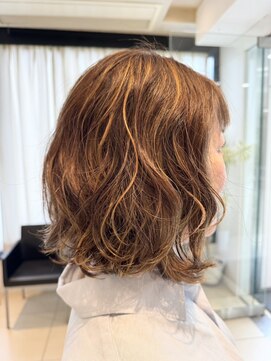 ザザ 高田馬場(ZA/ZA) ハイライト&パーマボブ