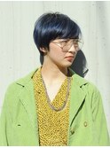 レトロ×無造作ショート