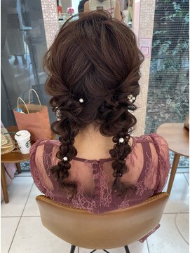 ヘアメイク マリア 福岡天神西通り(hair make MARIA) ツイン×あみおろし