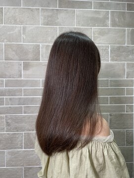 トリエラ 池袋(TRIELA) ナチュラルストレートxショコラブラウン