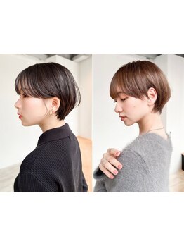 【カット\2700~】シルエットでキマる！骨格を見極めたカットで、あなたに似合うショートヘアを！[松戸駅]