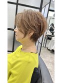 ショート 白髪ぼかし 髪質改善 白髪染め