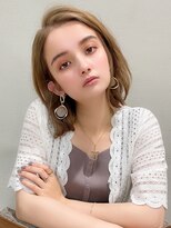 パシフィックダズールコパン(Pacific Dazzle copain)&nbsp;★ボブルフネビージュ小顔ワンレン黒髪小顔カット