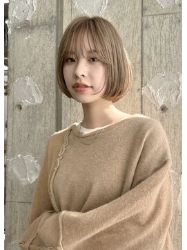 ボタニウム バイ アールサロン(BOTANIUM by RrSALON) ミルクティーベージュ×ボブ