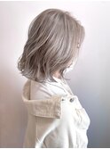 ミディアム×ミルクティーグレージュ