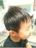 硬毛直毛キッズヘア