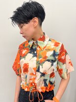 ラウンジ モリオ イケブクロ(Lounge MORIO Ikebukuro)&nbsp;【morio】黒髪　ハンサム　刈り上げ女子　ショートヘア♪