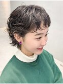 レイヤー パーマ ショート ピクシーショート ショートウルフ