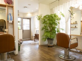 テトラフェスト(TETRA fest)の写真/【阪急/JR富田すぐ】木の温かみ感じる店内でゆったり♪話しやすい女性スタイリストがお迎えします。