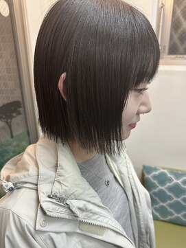 切りっぱなしボブ