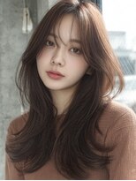 ダル 渋谷/表参道(DAL.)&nbsp;ハッシュカットバタフライカット顔回りカットカーテンバング