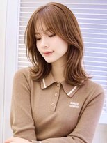 オーロ 西宮店(ORO) ナチュラルブラウンくびれレイヤー