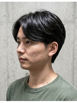 オールデイハローズ(ALL DAY HELLO'S) メンズ毛流れセンターパート♯77京都河原町