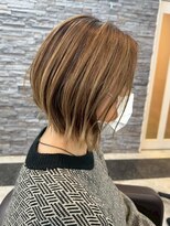 ガーデン 小山店(garden) 宇都宮ショートカットショートヘア白髪ぼかしハイライト白髪染め