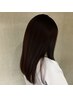 【大人女性の髪質悩みに】ナチュラル縮毛矯正リタッチ¥10000