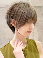 グランド(GRAND)&nbsp;丸み美人ショートボブ髪型30代40代50代前髪あり前髪無し面長丸顔