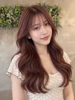 ウト(Uto)&nbsp;レイヤーカット/ラズベリーピンク/韓国風/髪質改善/京都烏丸四条