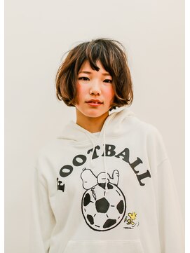 ニコヘアー(niko hair) あごラインボブ×ゆるパーマ