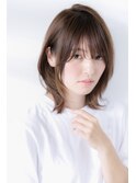 【Euphoria】20代30代40代50代☆外ハネ☆小顔ひし形ミディアム
