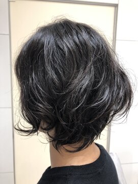 サロンドユー ベルポート本店(SALON DE U) 大人ゆるふわボブ