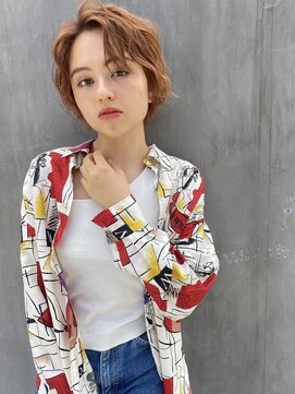 レオニード 表参道(LEONID) ショートパーマ　オレンジーナ