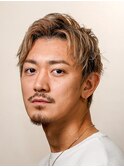 ツーブロックマッシュアップバングレイヤー