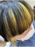 前髪インナーカラー
