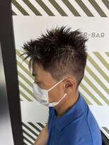 バーバーバー 都賀(BARBER-BAR)&nbsp;フロントカラーベリーショート
