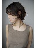 ★くびれヘアプリコットオレンジハイライトカラーレイヤーカット