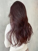 アイティー バイ アルバム 中野店(IT by ALBUM) ディープレッドレイヤーカット_アースカラーくびれヘア_ba378241