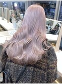 ミルクティーベージュダブルカラーインナーカラーケアブリーチ