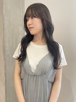 ヨーク(YOKE)&nbsp;【 YOKE 】ロングレイヤーブルーグレージュふんわりカール