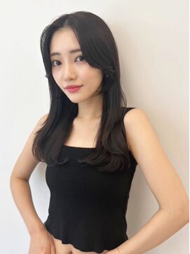 ユーフォリア 銀座本店(Euphoria) 黒髪 韓国ヘア くびれロング 髪質改善