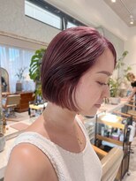 ホテリー(Hotely)&nbsp;ブリーチオレンジベージュカラー 【オレンジカラー】【代官山】