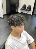 波巻きパーマ