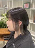 ナチュラルウルフ/イヤリングカラー/アッシュベージュ