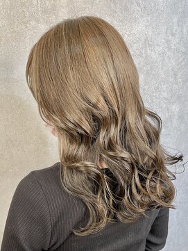 エス 天満扇町(esu) ブリーチなしミルクティーベージュ