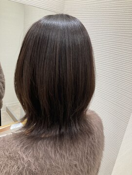 シェイプスサロン ハナレ 辻堂美容室(Shapes salon HANARE) 酸性ストレートx柔らかくびれボブ