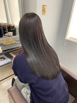 オズ 郡山桑野店(OZ) イメチェンハッシュカットフルバング似合わせレッドブラウン