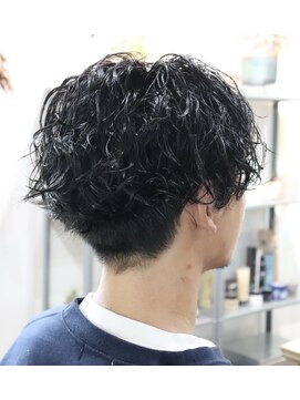 ウィスカーヘアー(whisker hair) ねじりスパイラル