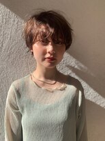 キース ヘアアンドメイク 恵比寿(kith. hair&make)&nbsp;抜け感ラフショート＊ショコラブラウン