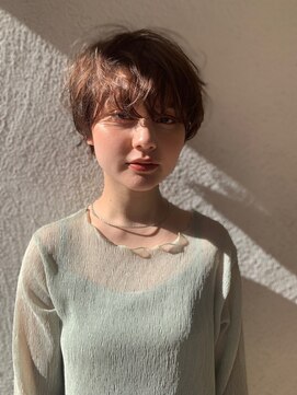 キース ヘアアンドメイク 恵比寿(kith. hair&make) 抜け感ラフショート＊ショコラブラウン