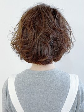 リコ(LIKO) 大人のしっかりパーマショートボブ☆大人ヘア/デジタルパーマ