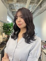 ヒョンミョン ライズバイレボ 柏西口店(hyon myon/RISEbyREVO)&nbsp;レイヤーカット/似合わせカラー/ラベンダー